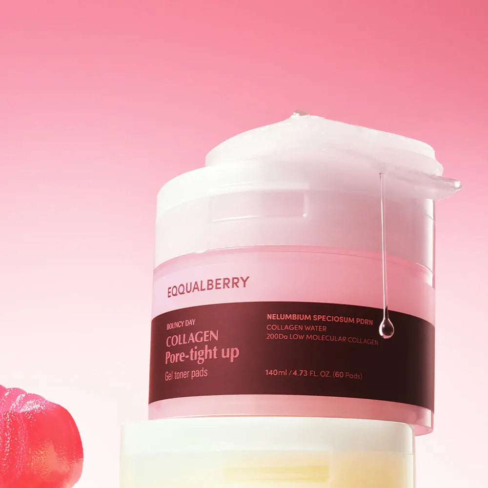 وسادات تونر جل الكولاجين لشد المسام