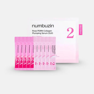 Numbuzin No.2 & 2X Rose PDRN Collagen Plumping Serum Mini Kit – Beutista Kuwait