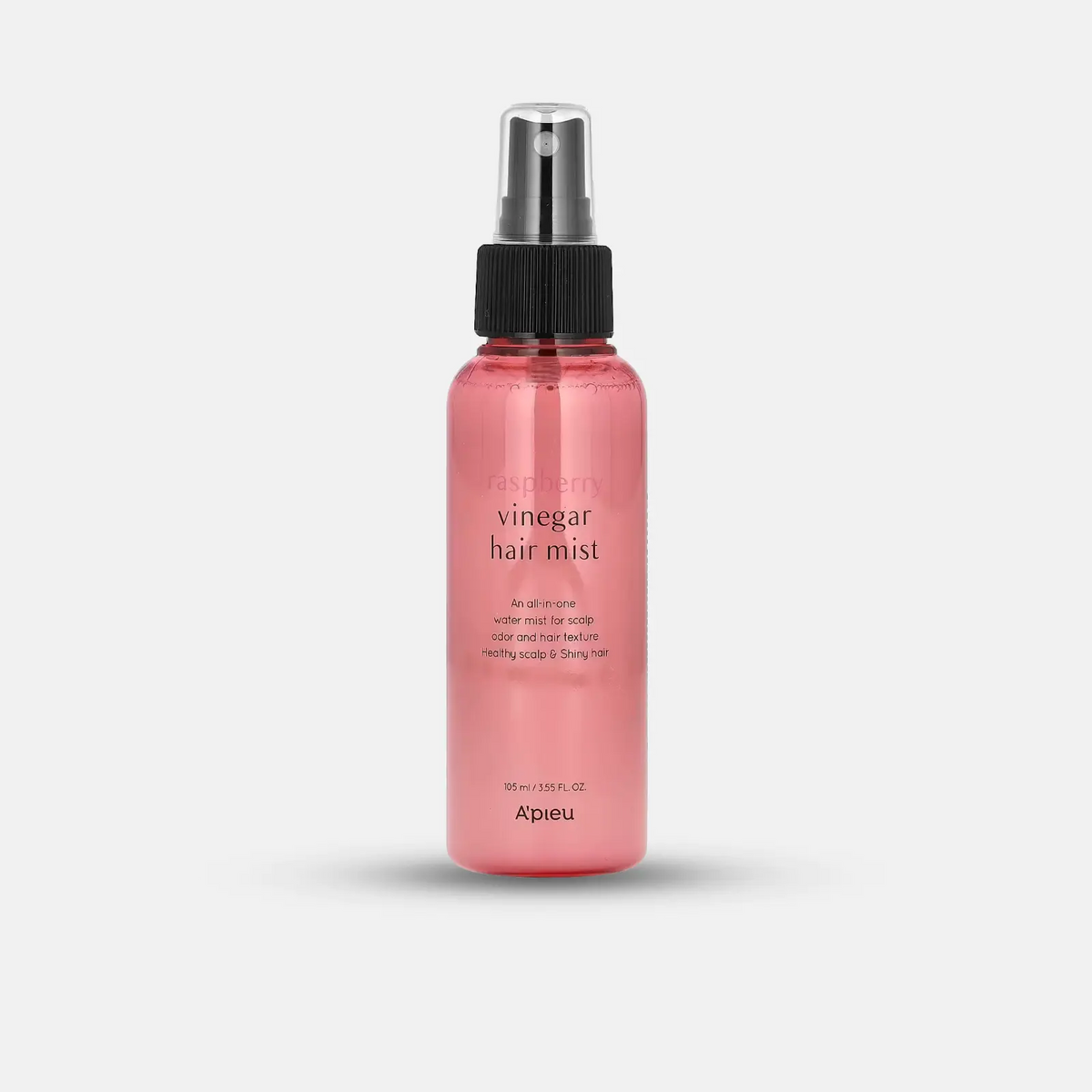 A'PIEU Raspberry Vinegar Hair Mist 105ml for smooth shiny hair
