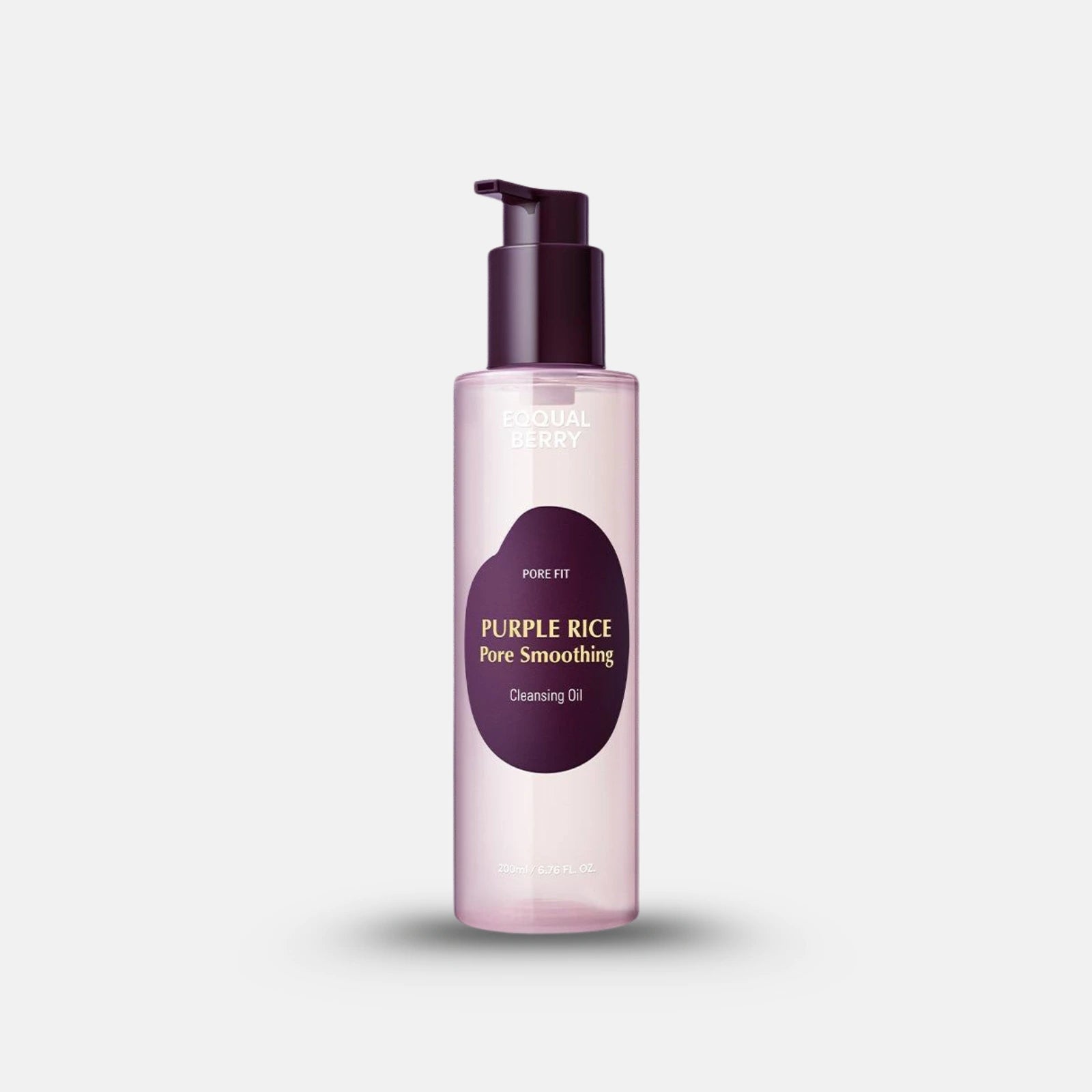 EQQUALBERRY Purple Rice Cleansing Oil – Korean double-cleansing oil for pores – 200ml