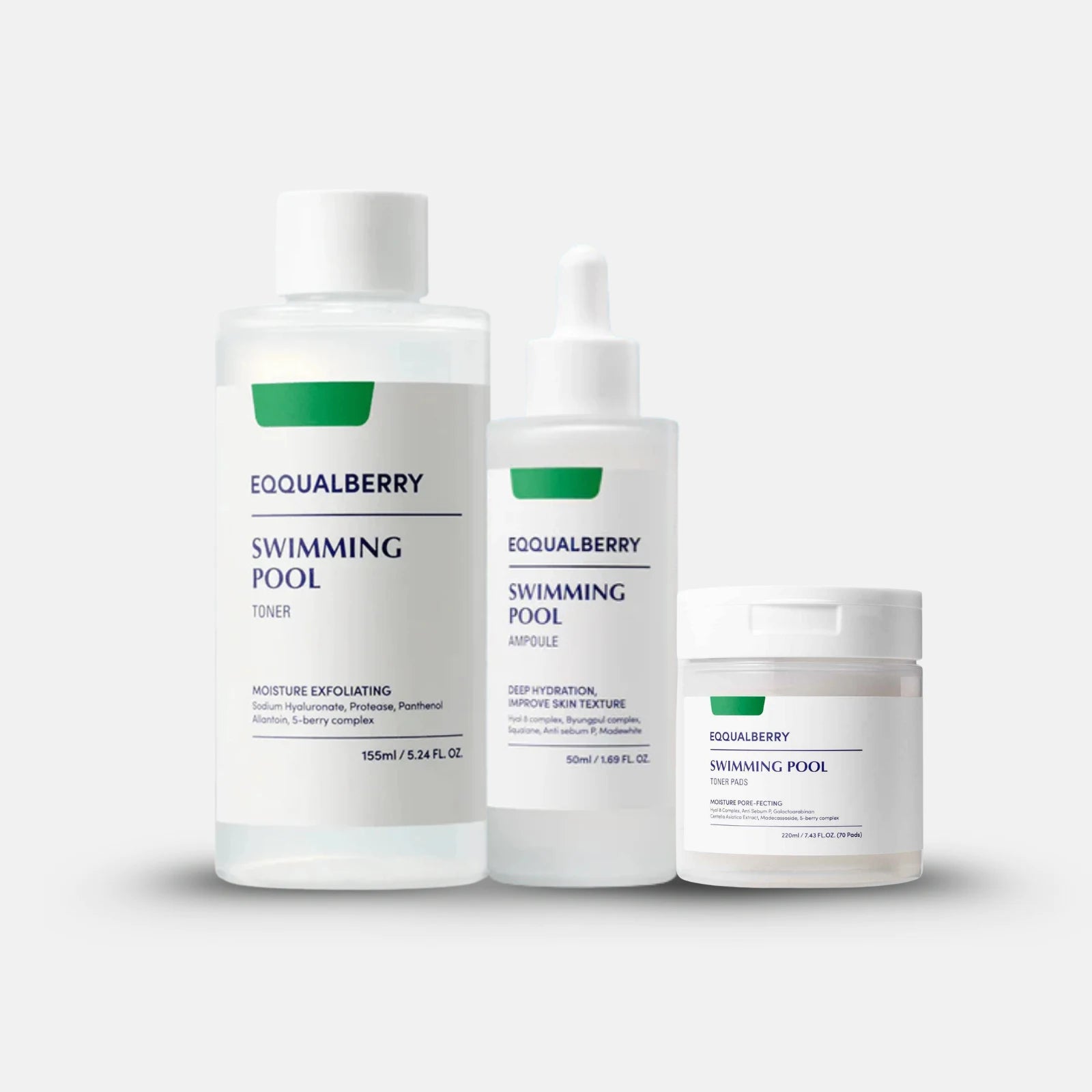 EQQUALBERRY Swimming Pool Toner for gentle exfoliation Kuwait