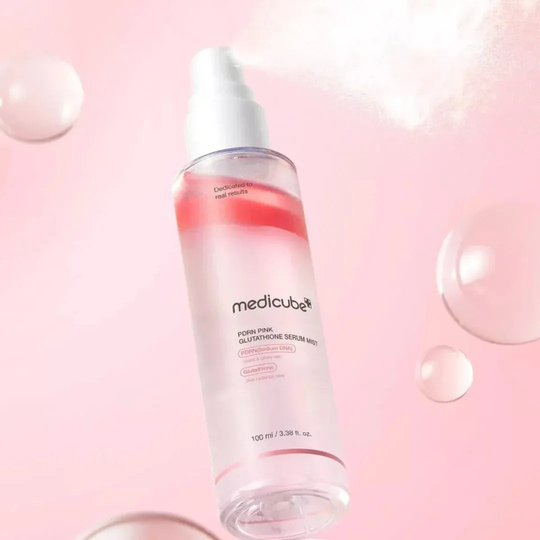 medicube PDRN pink glutathione serum mist